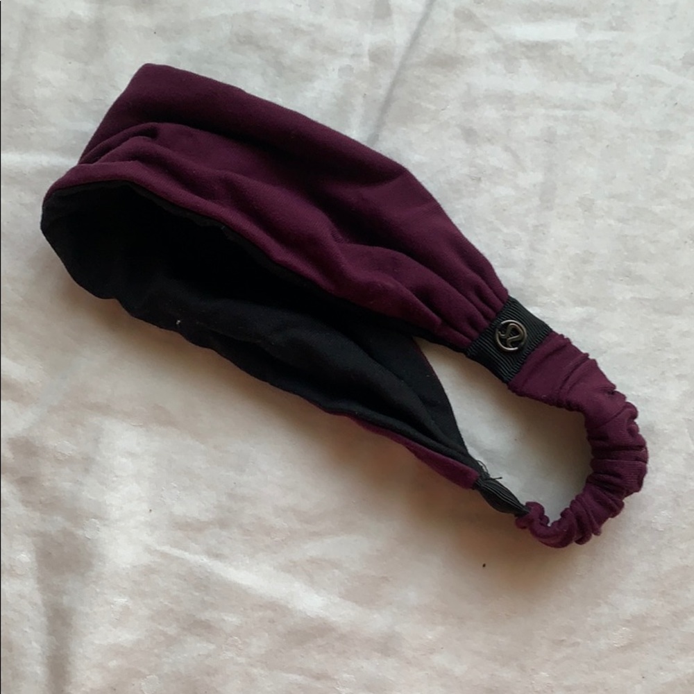 Lululemon plum colored headband